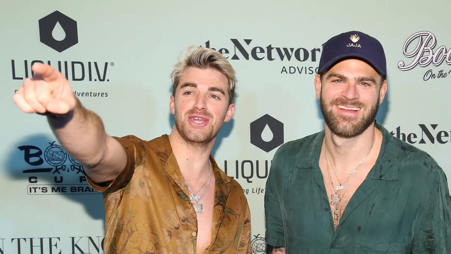 The Chainsmokers bestående af Andrew Taggart og Alexander Pall fik festen spoleret af politiet.