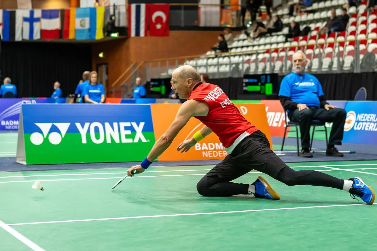 Raymond Webster i aktion ved Dutch Open i 2022. (Arkivfoto).