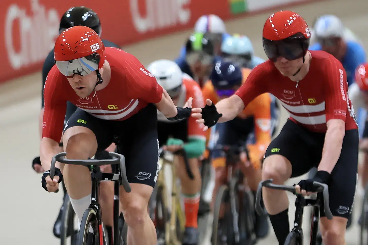 Lasse Norman Leth og Niklas Larsen tog den sidste danske medalje i parløb.