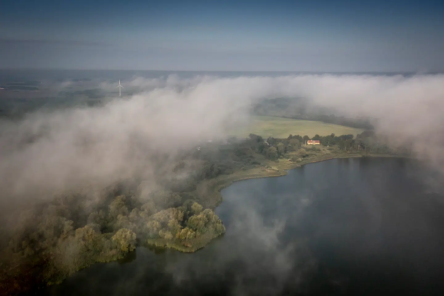 I middelalderen havde hvert land eller landsdel sit eget landsting. For Sjælland og øerne var det i Ringsted, hvor dronefotoet her er fra en septembermorgen i 2021. Arkivfoto: Mads Claus Rasmussen/Ritzau Scanpix