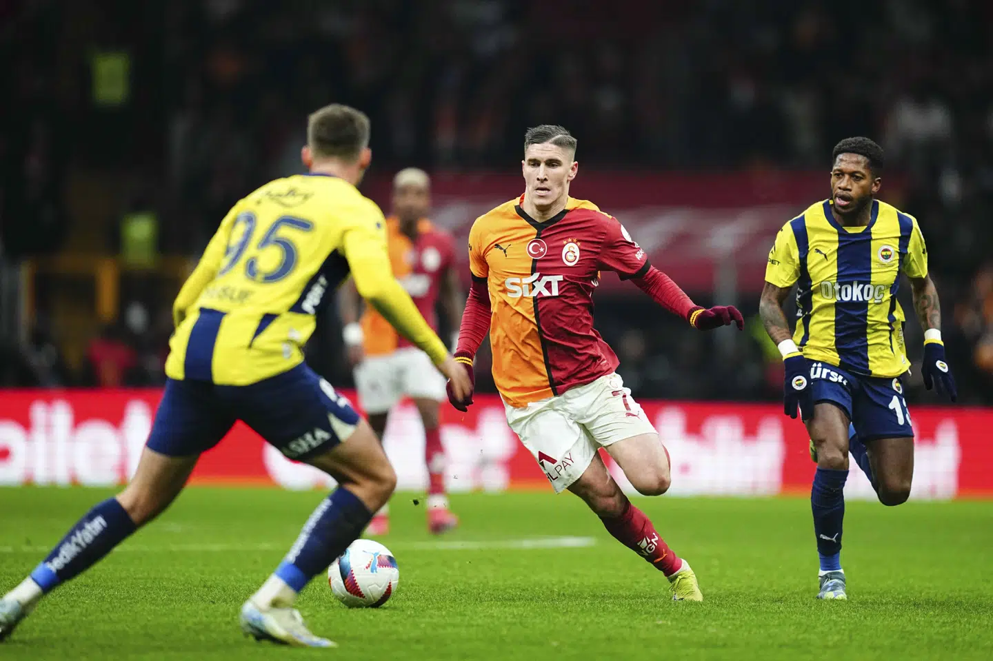 Fenerbahce og Galatasaray er lige nu to af de bedste hold i tyrkisk fodbold og er begge placeret i top-3 i den bedste hjemlige række. (Arkivfoto).