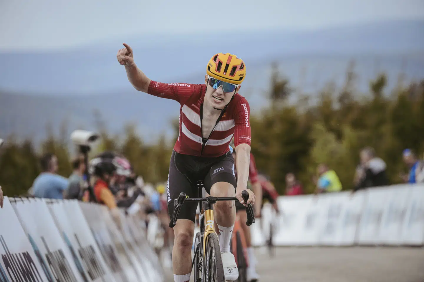 Simon Dalby vandt i foråret en etape i et U23-løb i Tjekkiet.