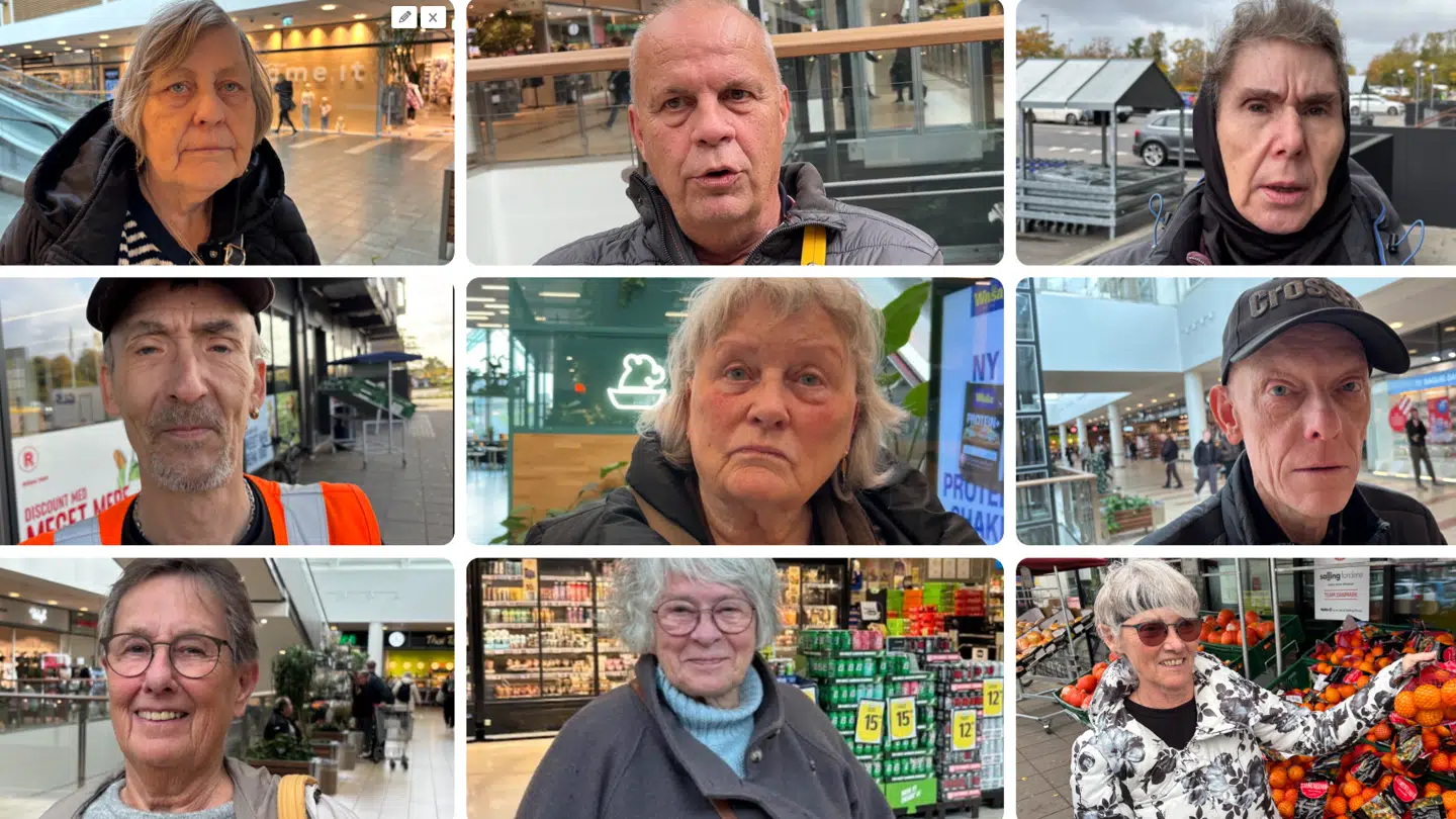 På billedet ses Ingrid Schmidt, Lars Stampe, Susan Kjær, Niels Hansen, Elin Ellebye, Mikael Arndt Hansen, Else Marie Jakobsen, Ulla Vienverg, Else Marie Jakobsen og Aase Nielsen. De har alle tidligere stemt på Socialdemokratiet, og de nævner alle manglende nedsættelse af moms som en primær årsag til, at de enten vil fravælge en stemme til S ved næste valg eller overvejer det.