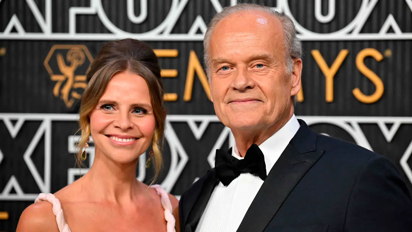 Den amerikanske skuespiller Kelsey Grammer ses her med sin hustru, Kayte Walsh, i januar sidste år.