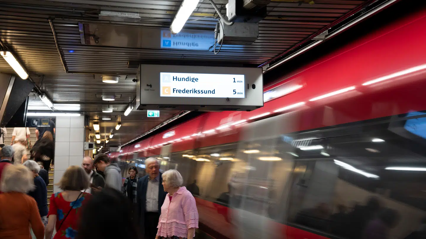 Morgenproblemer for S-togstrafikken.