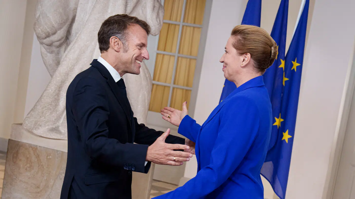 Emmanuel Macron og Mette Frederiksen har – ligesom Frankrig og Danmark – et godt forhold til hinanden.