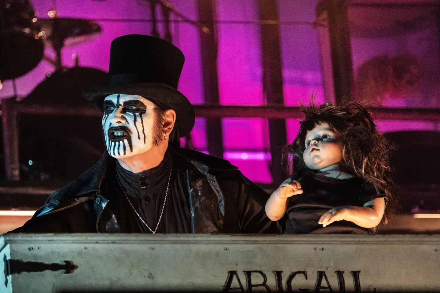 King Diamond spillede på Copenhell i sommer iført sin karakteristiske ansigtsmaling. Nu har han fået tildelt et livslangt legat. (Arkivfoto).