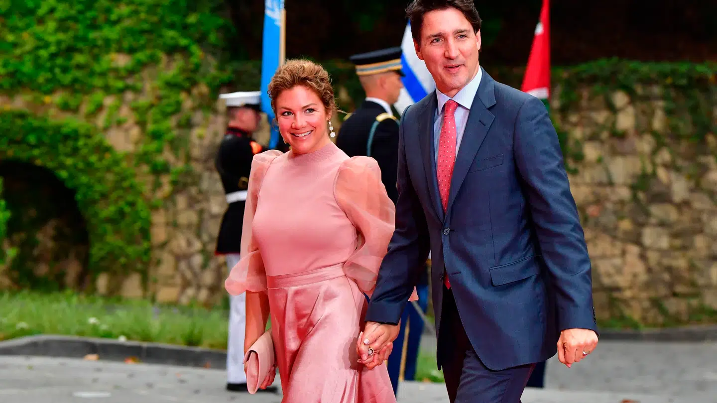 Justin Trudeau og hans ekskone Sophie i 2022.