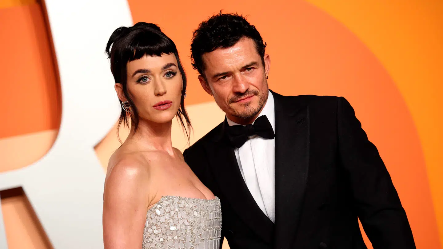Katy Perry og Orlando Bloom i marts.