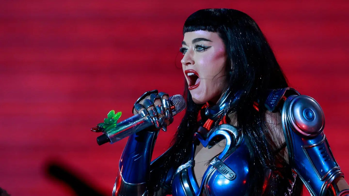 Katy Perry under en koncert i Brasilien 14. september.