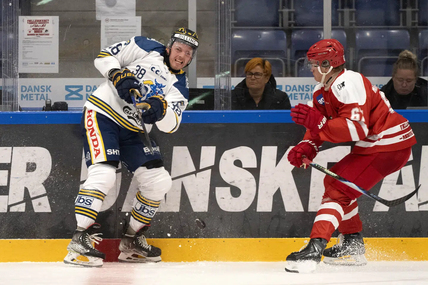 Morten Poulsen og Herning Blue Fox måtte se sig slået af formstærke Aalborg Pirates. (Arkivfoto).