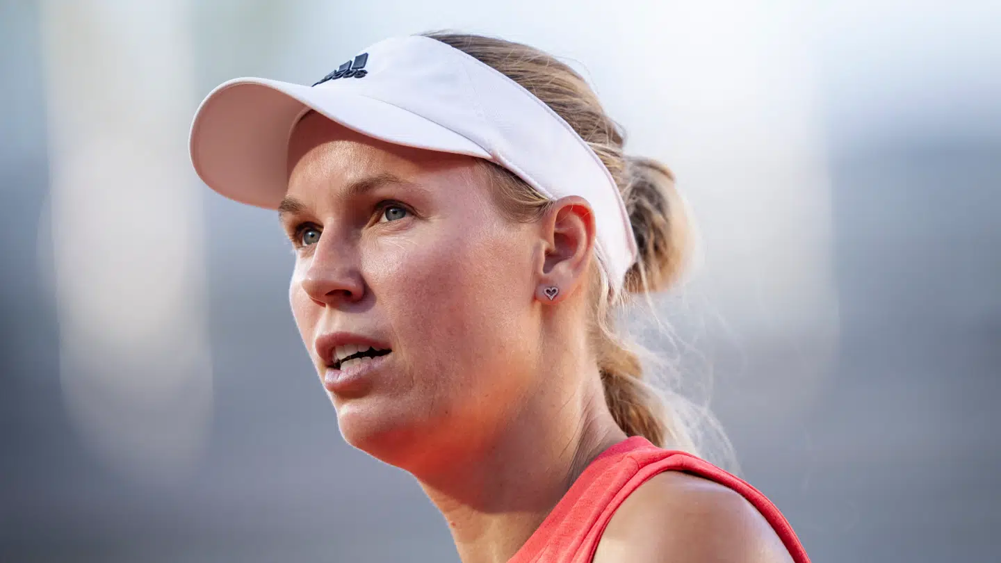 Caroline Wozniacki har ikke spillet en tenniskamp i over et år.