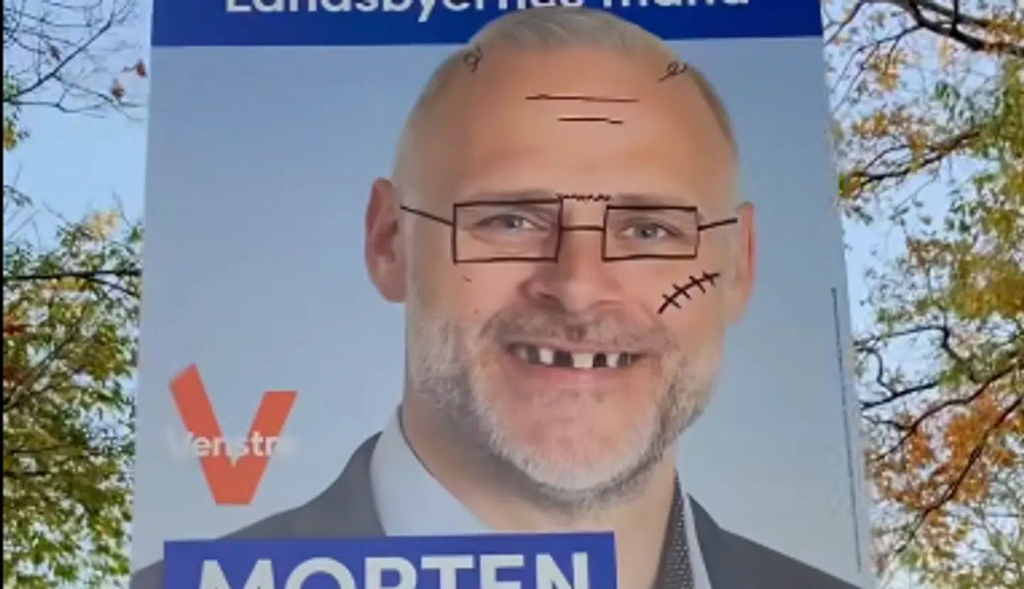 Sådan optræder Morten Petersen – på flere måder – i valgvideoen.