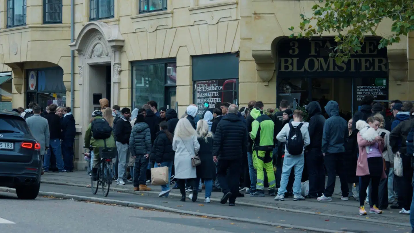 På åbningsdagen var der mange, der mødte op.