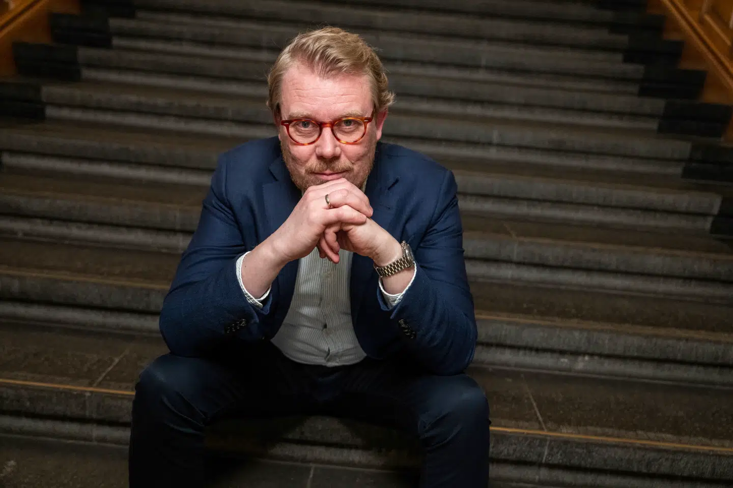 Den tidligere særlige rådgiver og mangeårige TV 2-vært Søren Lippert blev i 2025 direktør for Ny Verden, en tænketank for udenrigs- og sikkerhedspolitik. Foto: Søren Bidstrup