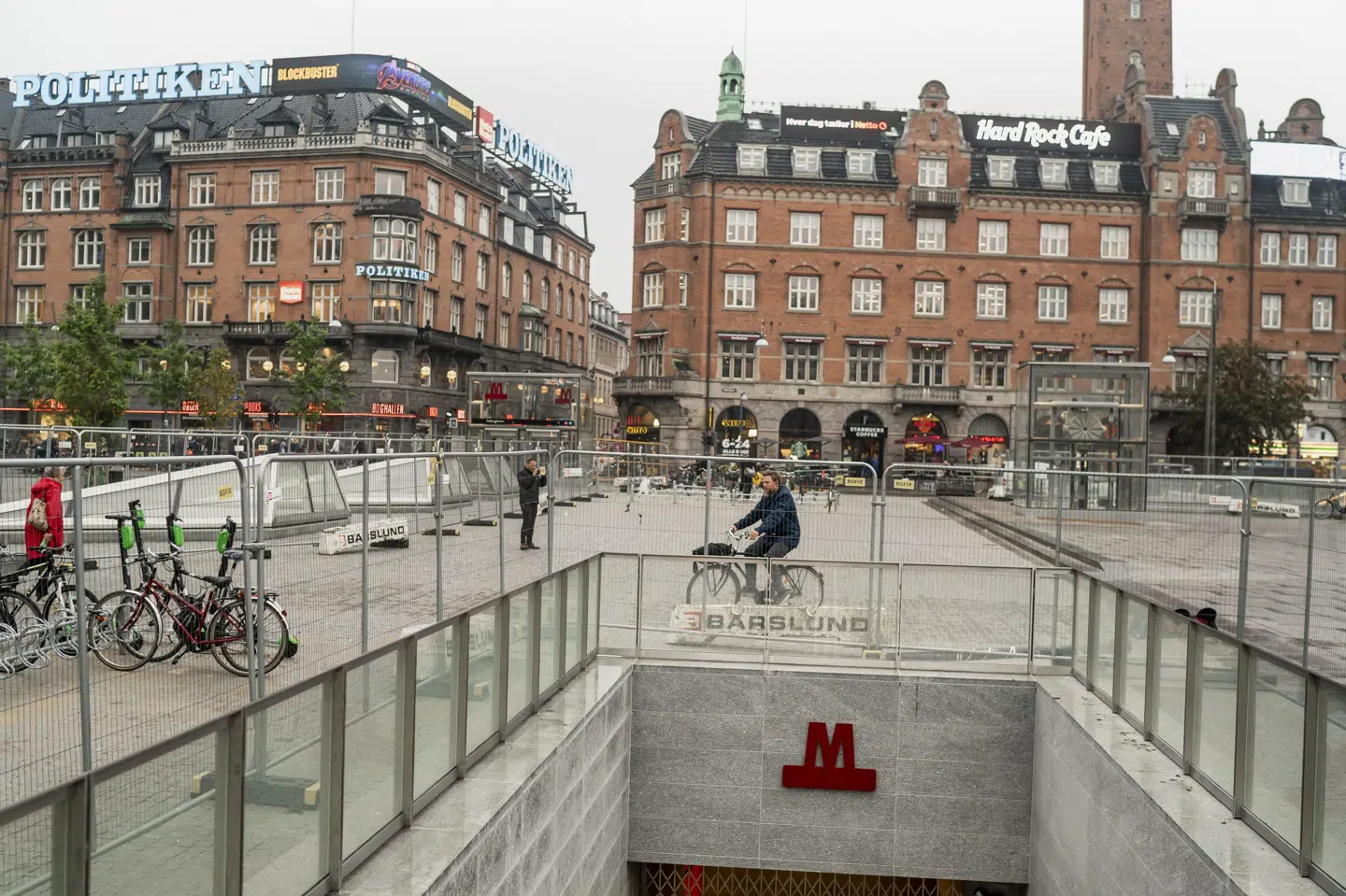 Den 14. oktober om aftenen blev en 30-årig mand overfaldet ved Rådhuspladsens metrostation. Politi mistænker, at børn har deltaget i overfaldet. (Arkivfoto).