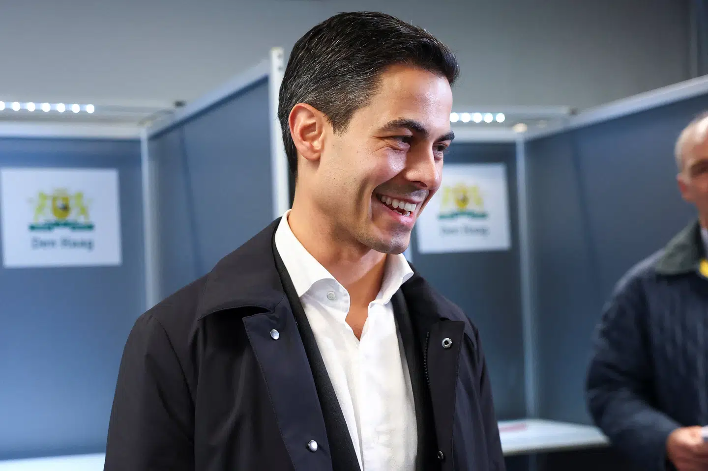 D66's partileder, Rob Jetten. Partiet står ifølge valgstedsmålingerne til at blive Hollands største.