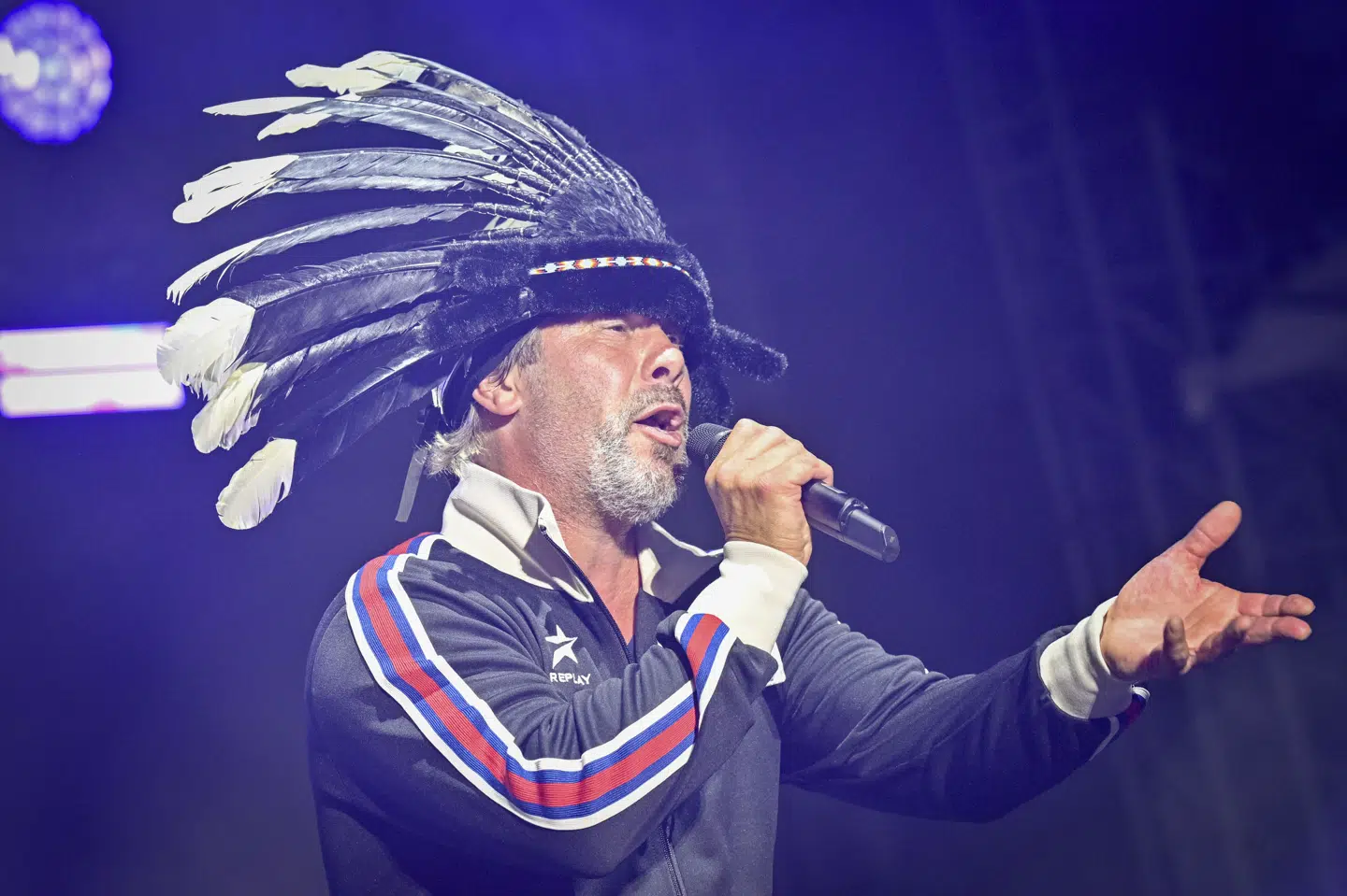 Jamiroquai, med forsanger Jay Kay i front, har spillet på flere festivaler i Europa gennem årene - blandt andet i Prag i 2023. I 2026 gæster bandet Tinderbox. (Arkivfoto).