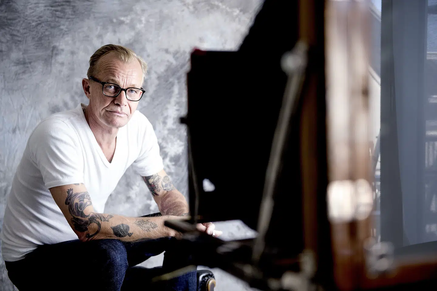 Fotograf Jan Grarup blev for et par uger siden ramt af en hjerneblødning, som han overlevede, oplyser hans børn. (Arkivfoto).