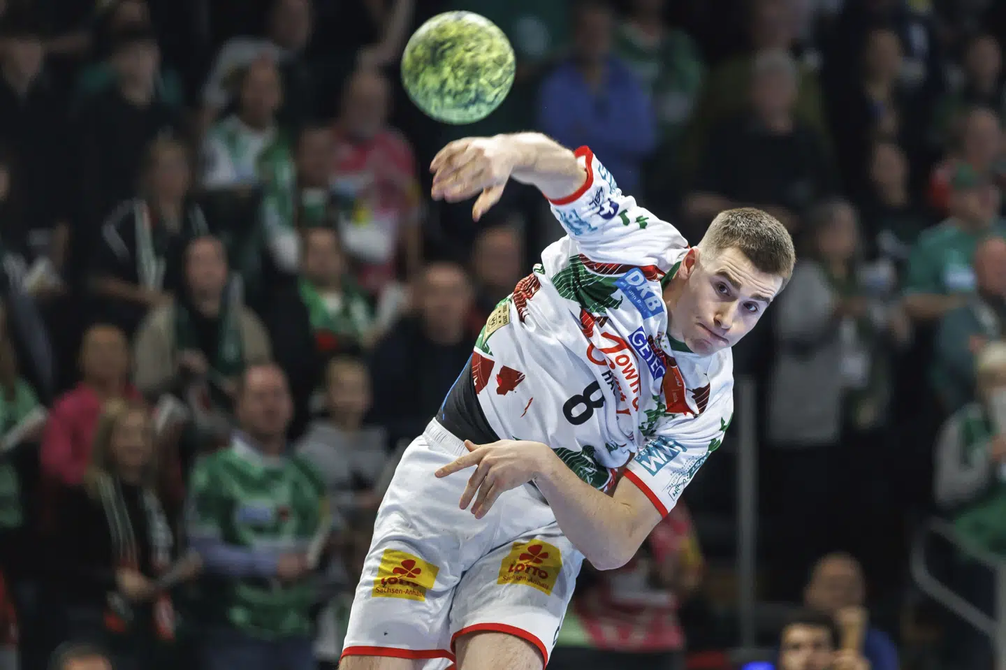 Manuel Zehnder har især på grund af en skade ikke haft den store succes i SC Magdeburg endnu. (Arkivfoto).