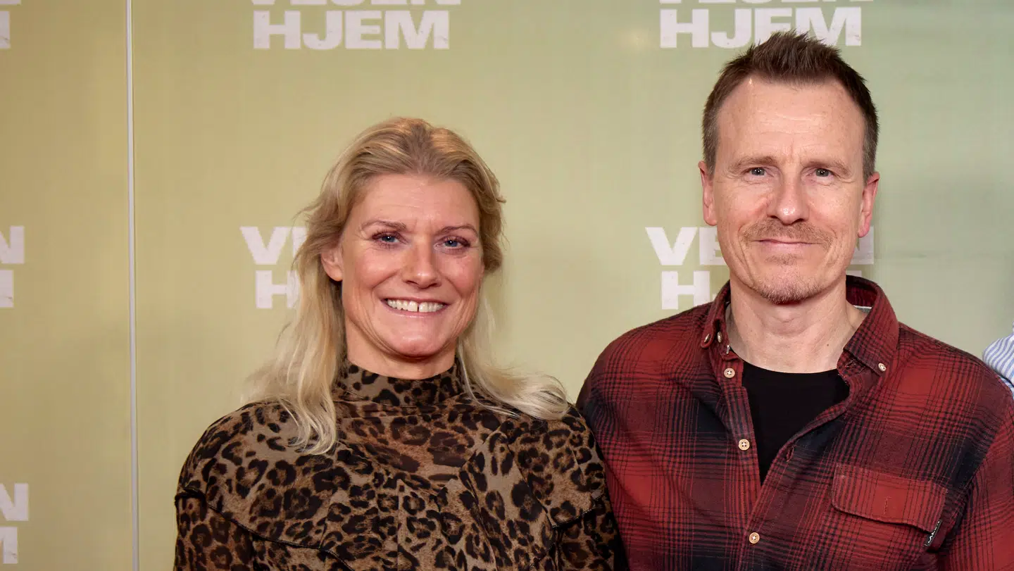 Markus Grigo og kæresten Susanne til premieren på filmen 'Vejen hjem' sidste år.