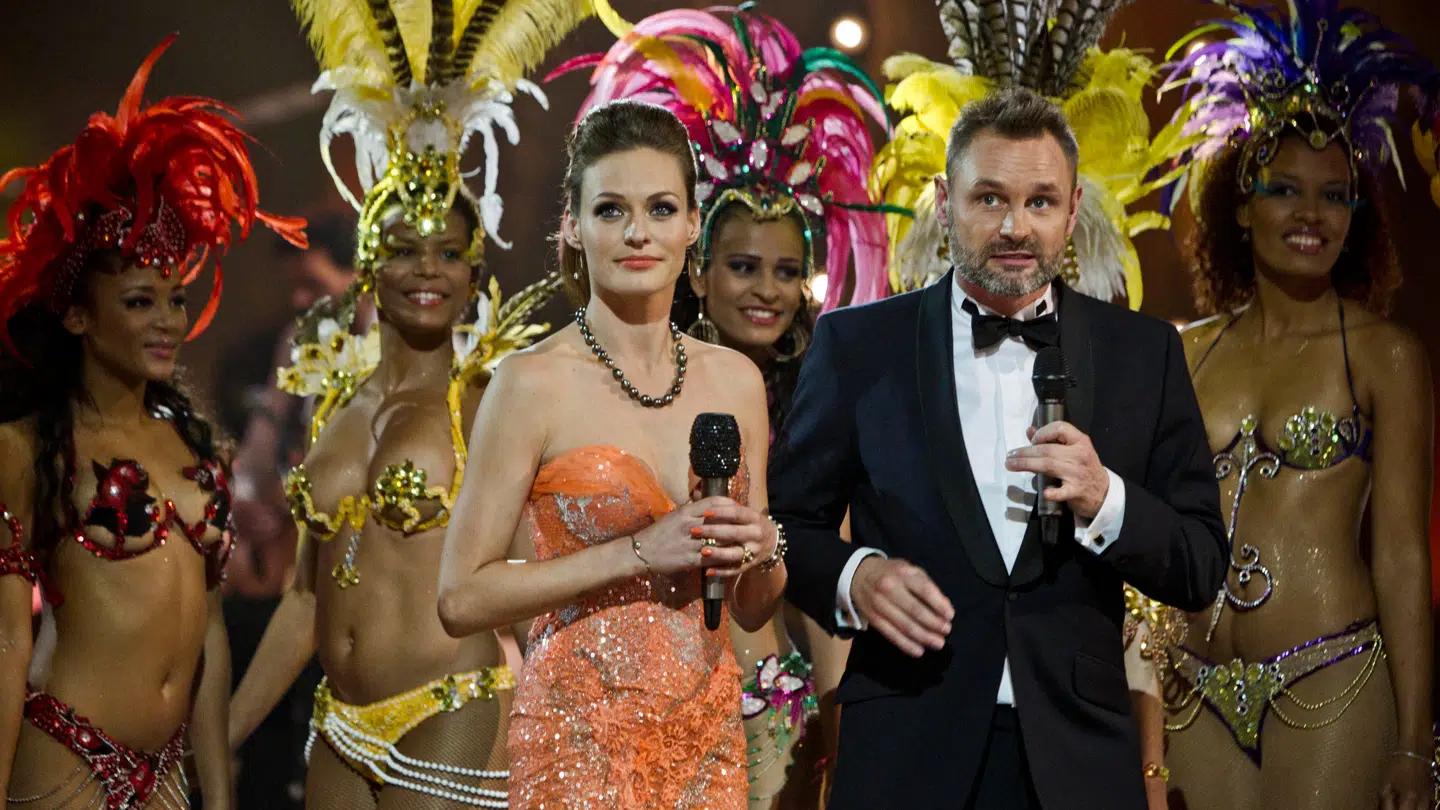 I 2013 dannede Claus Elming værtsduo med Sarah Grünewald.