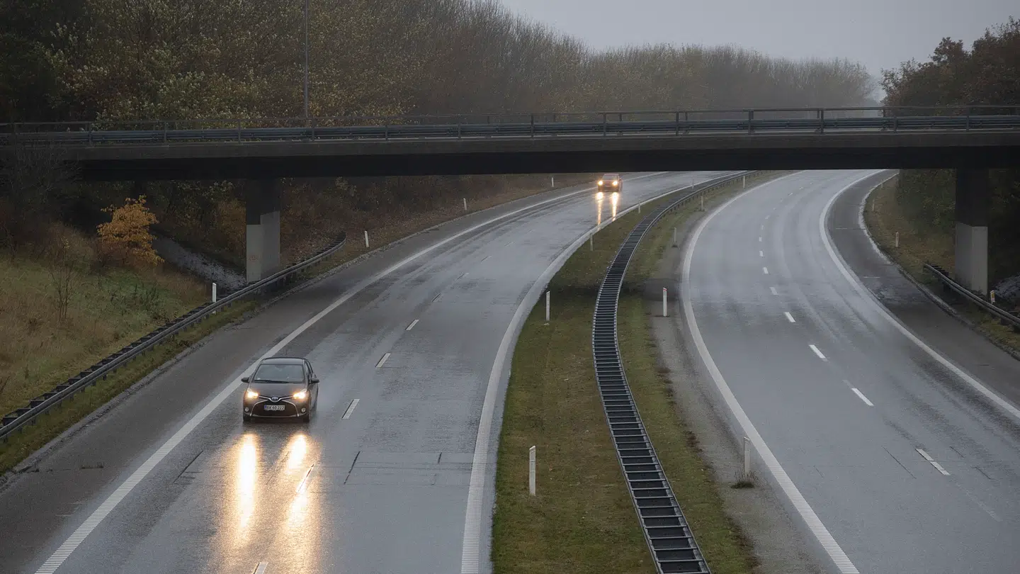 Arkivfoto fra Esbjergmotorvejen.