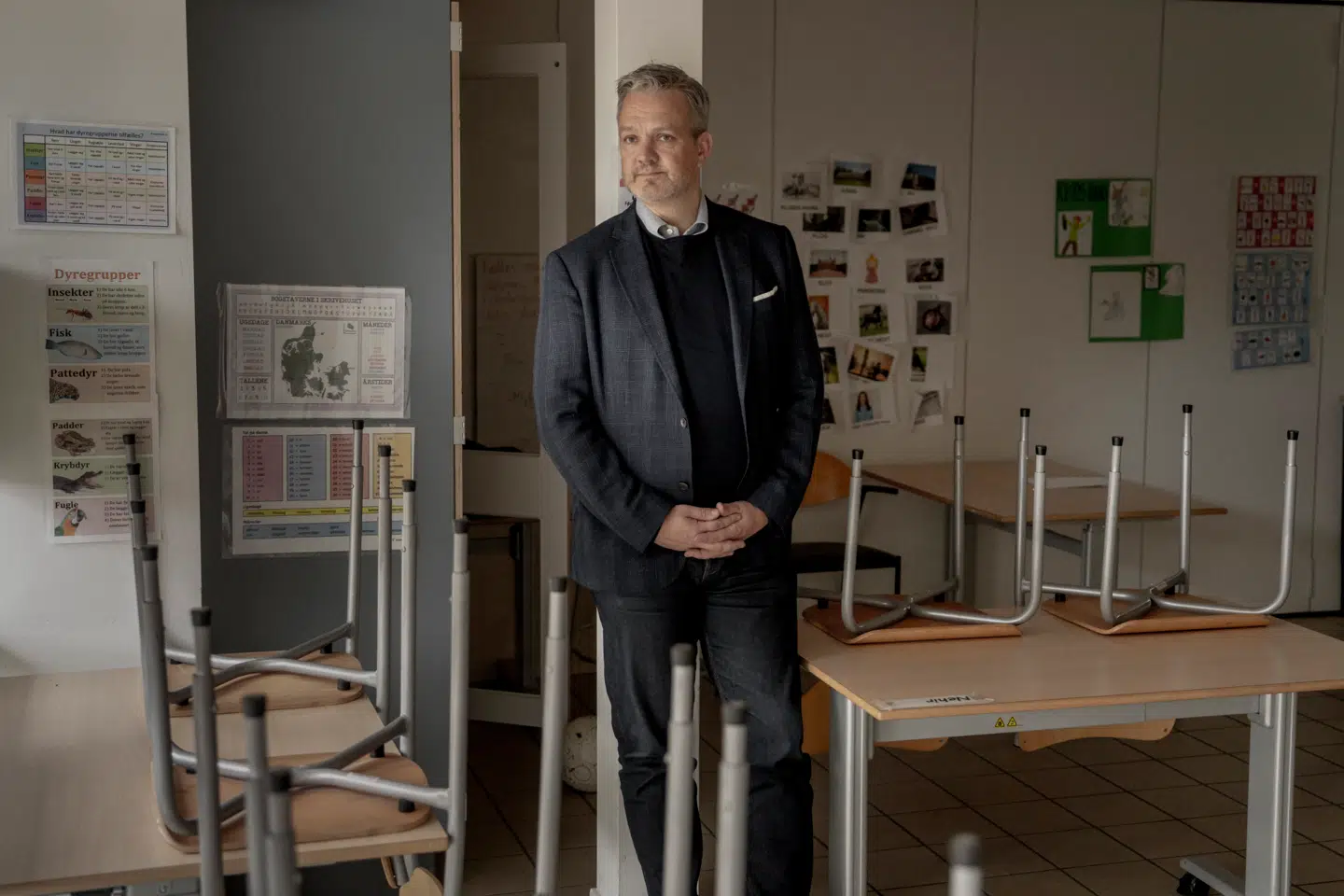 Joachim Kjølberg den skoleleder i Danmark, der oftest bortviser elever. Han oplever, at forældre udfordrer skolens autoritet.