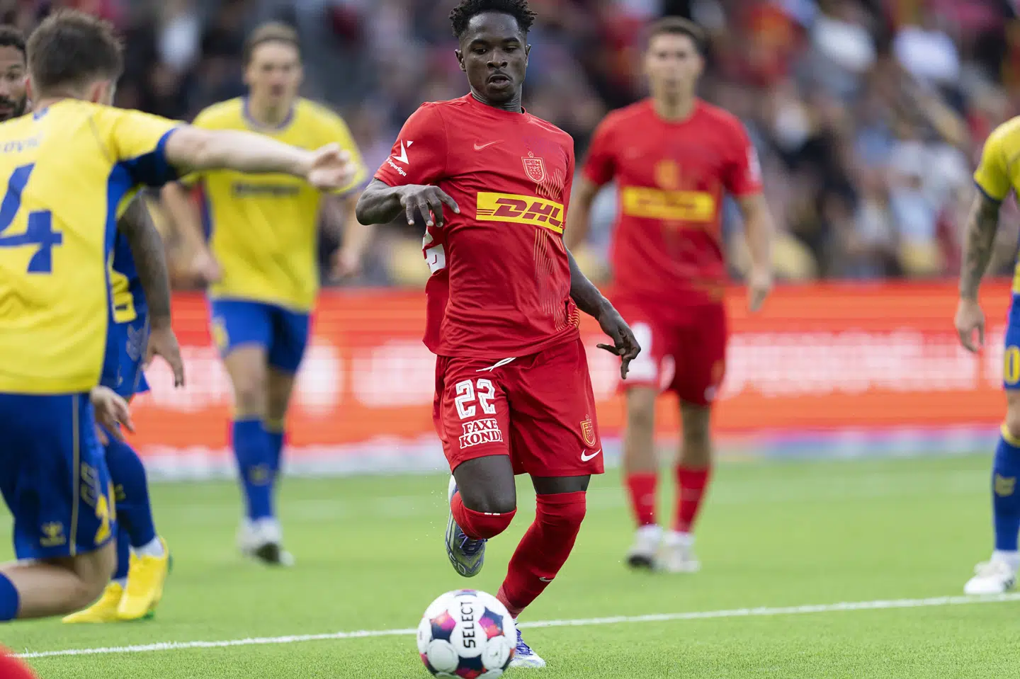 FC Nordsjælland er som det sidste hold klar til pokalkvartfinalerne efter en 4-2-sejr over Brøndby. (Arkivfoto).