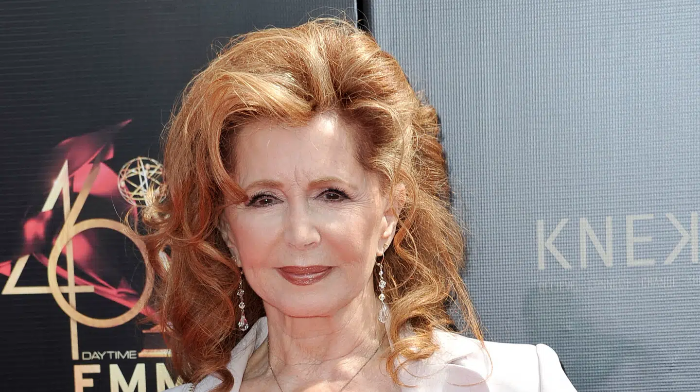 Suzanne Rogers fotograferet på den røde løber før Emmy Awards i 2019.