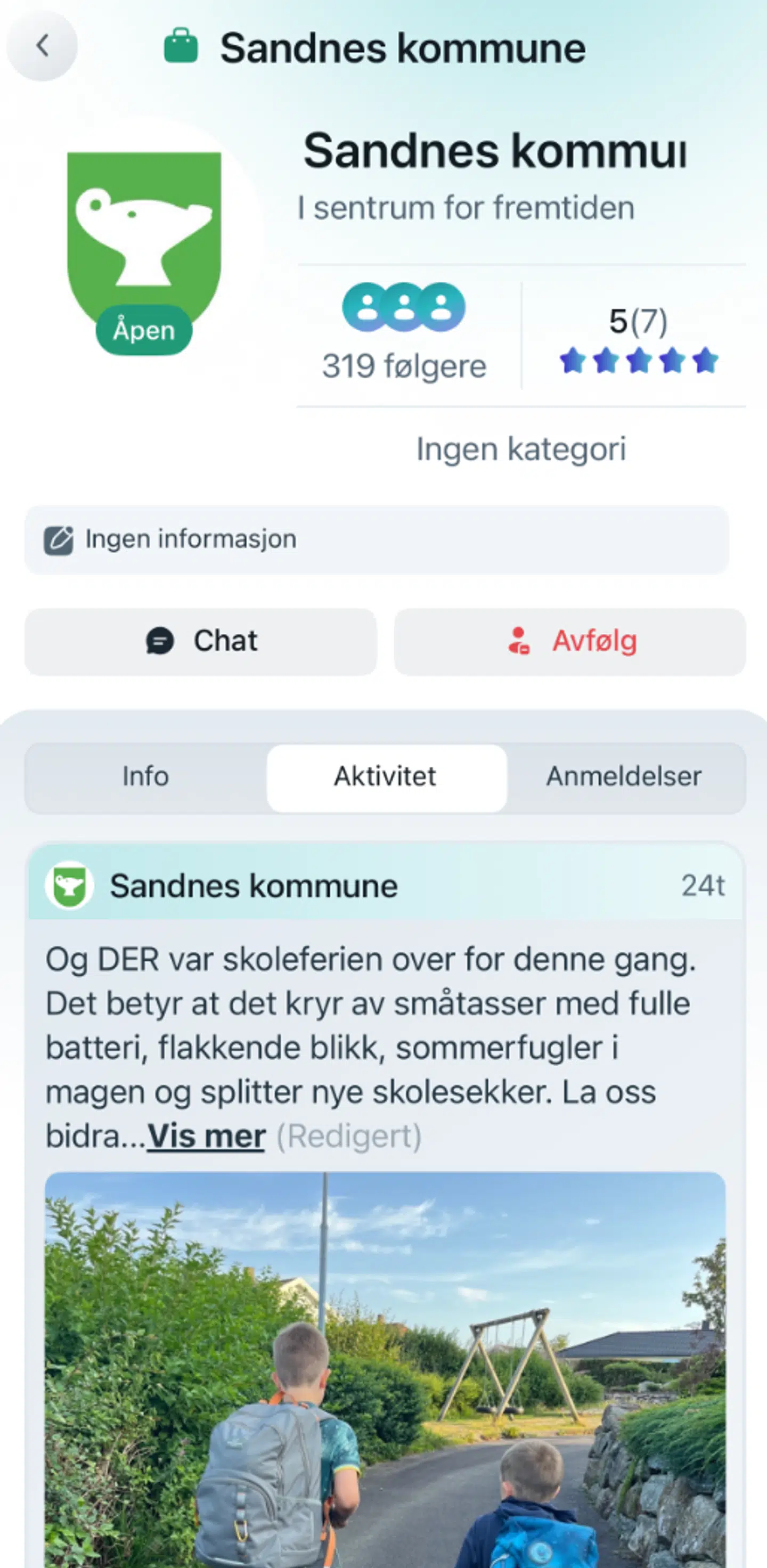 I Norge er der nu mange kommuner, der flytter over til Hudd, fordi de kan se, at de når ud til deres indbyggere langt bedre på Hudd end på Facebook. Tip gerne din egen kommune om Hudd!