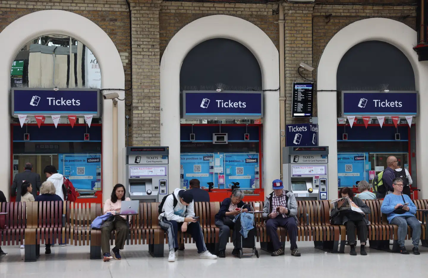 De to parter stødte på hinanden ved Chasing Cross station.