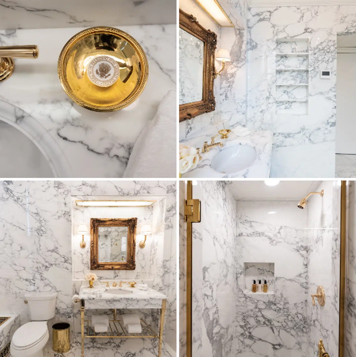 Flere billeder af det nye Lincoln-badeværelse.