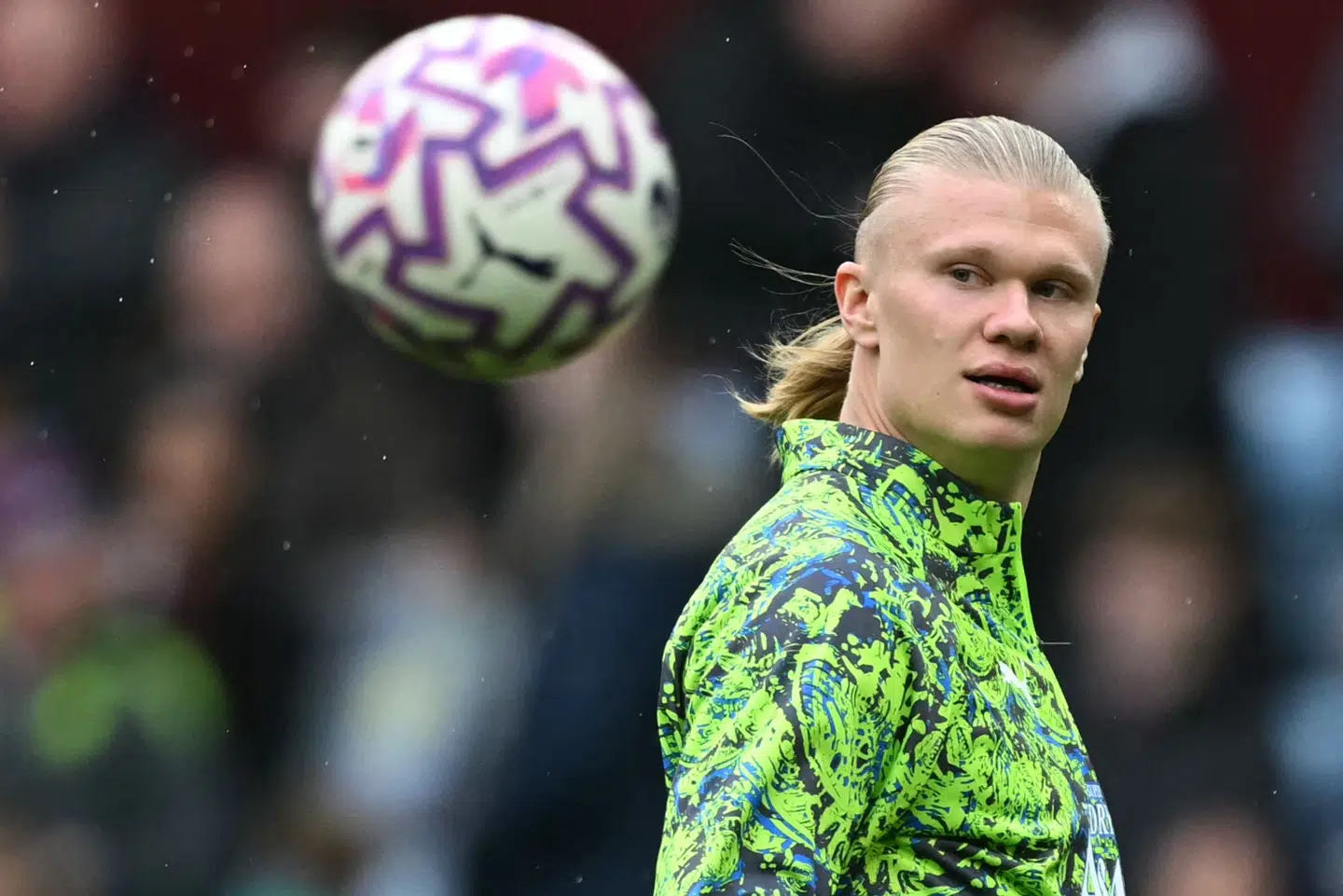 Manchester City-angriberen Erling Haaland er meldt klar til søndagens Premier League-kamp mod Bournemouth. (Arkivfoto).