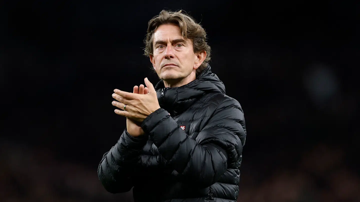 Thomas Frank efter lørdagens nederlag.