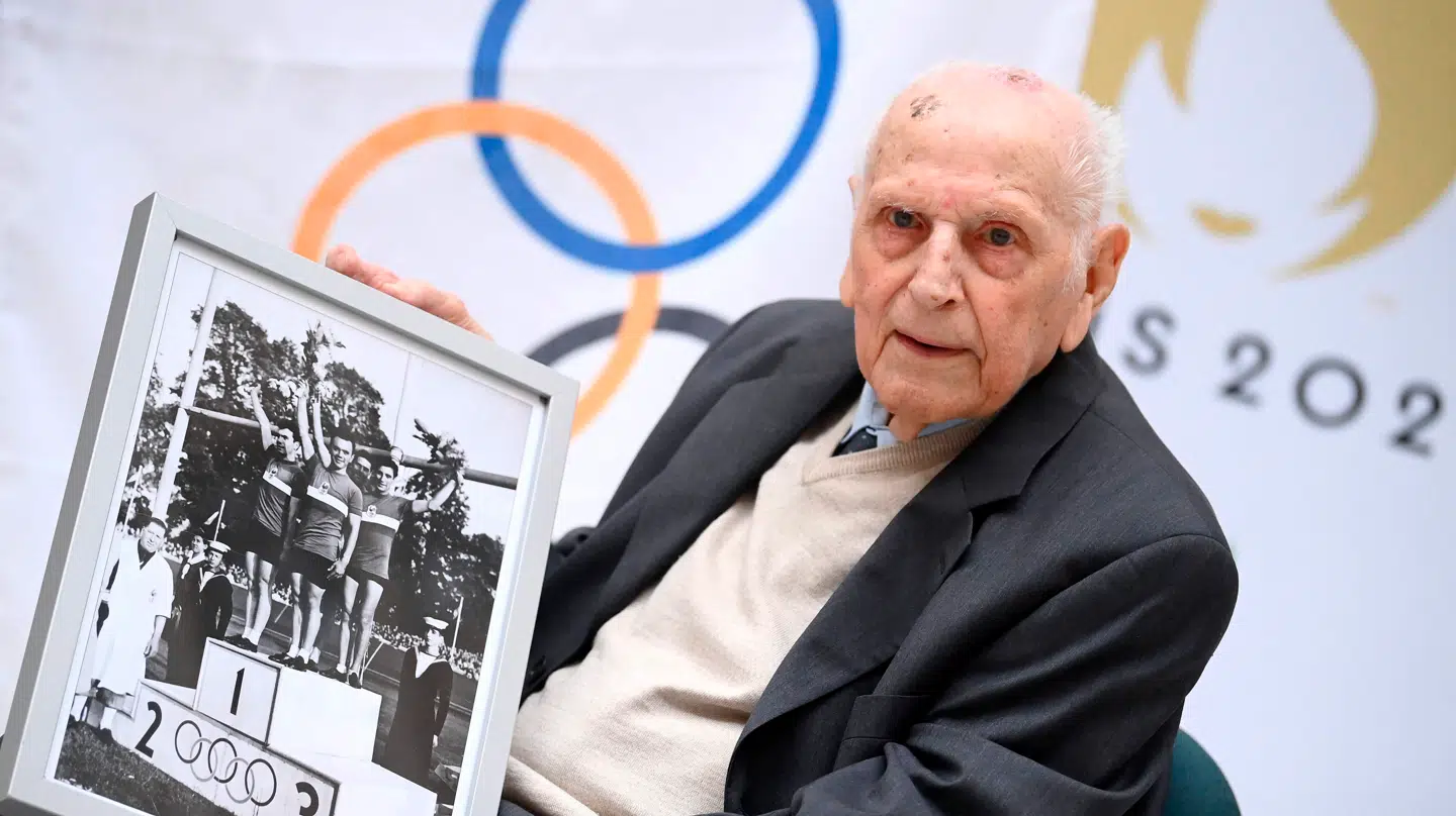 Charles Coste vandt i cykeldisciplinen holdforfølgelse under OL i London i 1948.