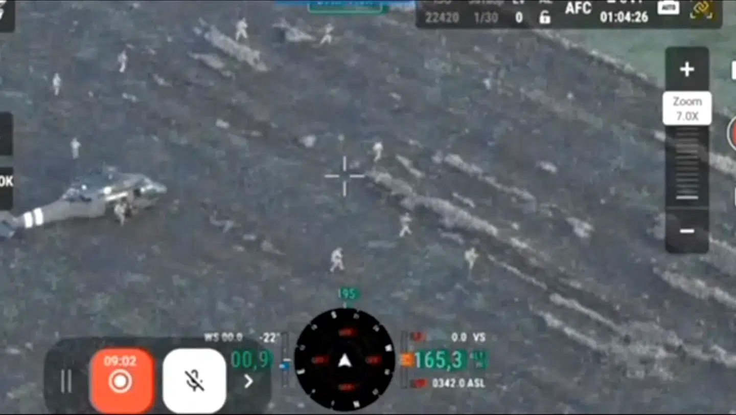 I fredags frigav Ukraines militær dette billede, at specialtroppe styrker, der angiveligt blev indsat nær Pokrovsk. For i området har Rusland intensiveret sine angreb.