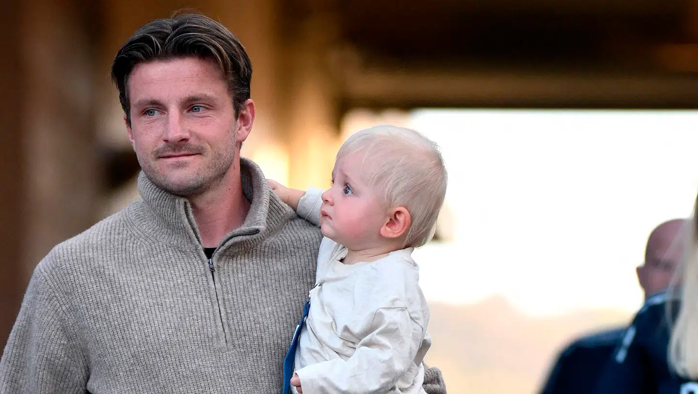 Anders Dreyer med sin søn, Carl.