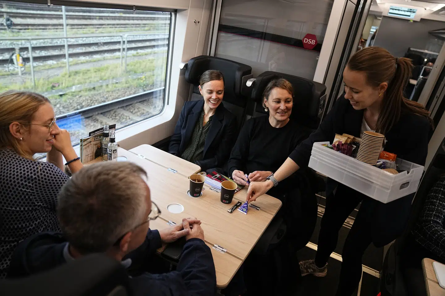 Der er plads til 492 passagerer i DSB's nye EuroCity-togvogne.