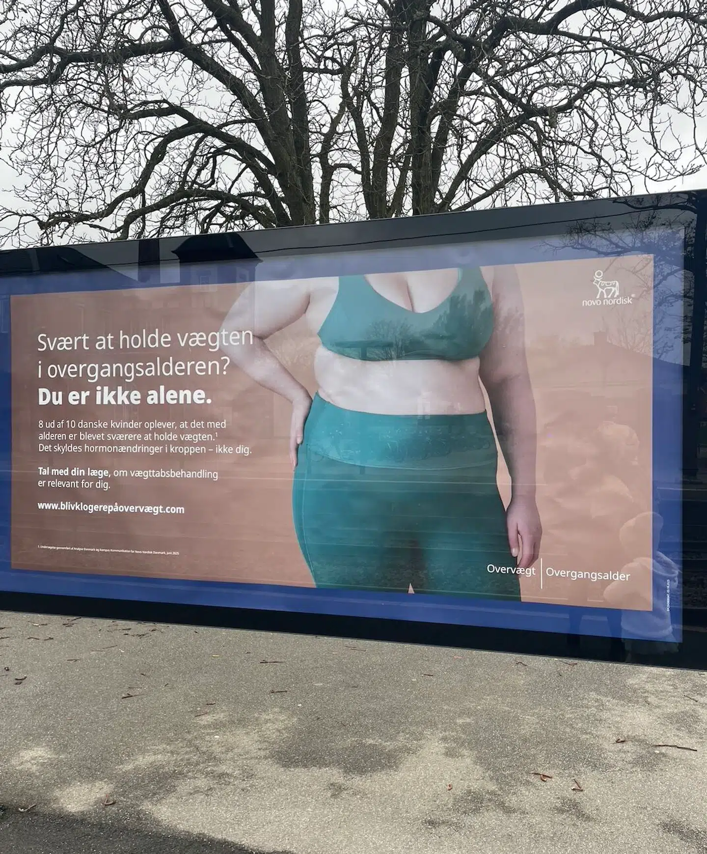 Sådan ser en af kampagnens plakater ud.