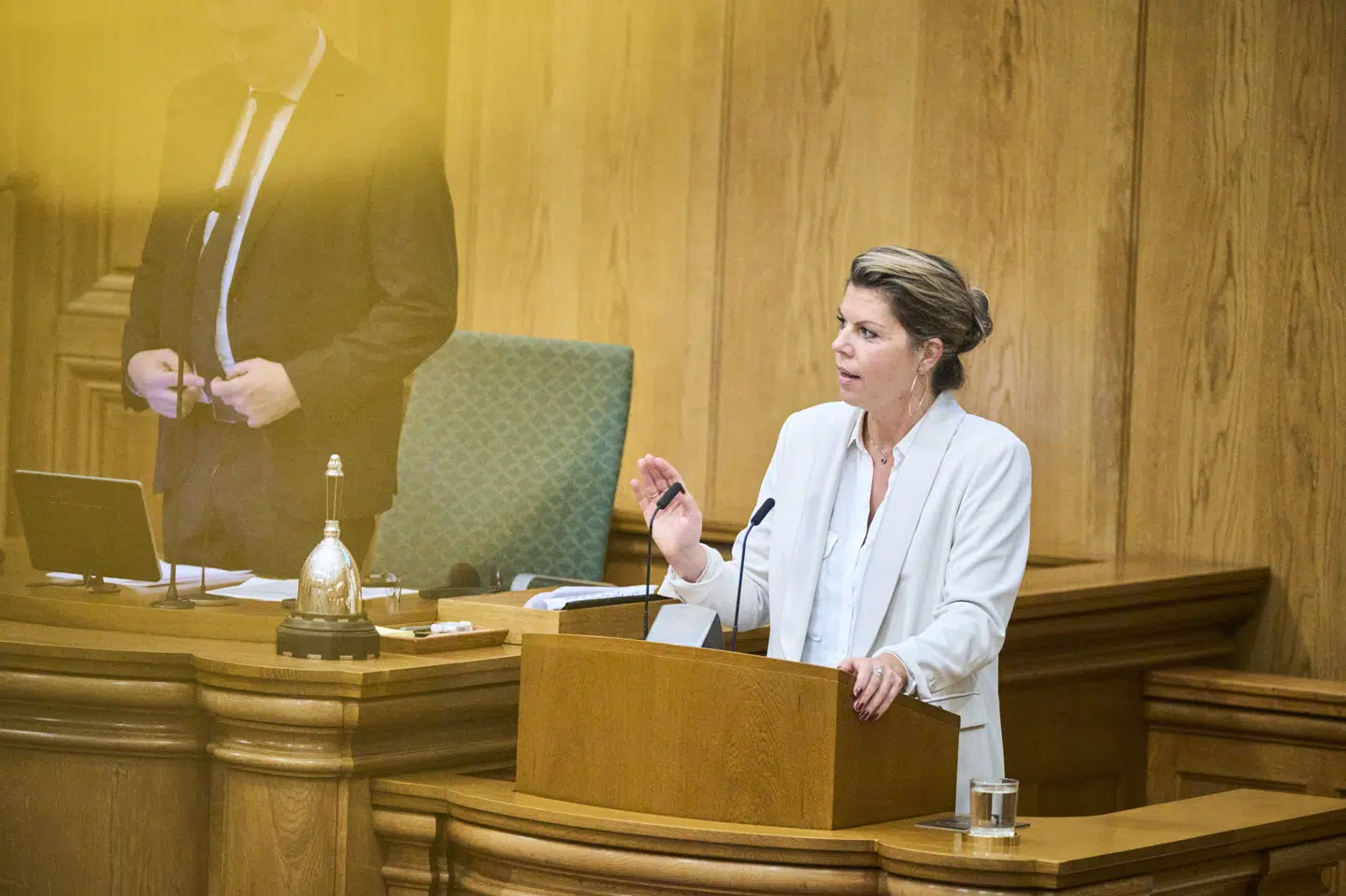 Politisk leder af Alternativet Franciska Rosenkilde vil ikke lade køer mistrives for CO2-reduktion fra Bovaer. (Arkivfoto).