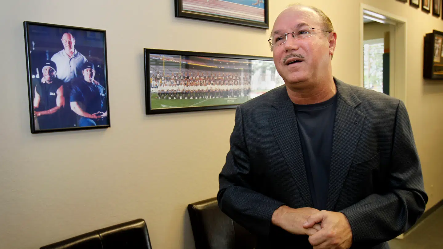 Arkivfoto af Victor Conte, der er gået bort i en alder af 75 år.