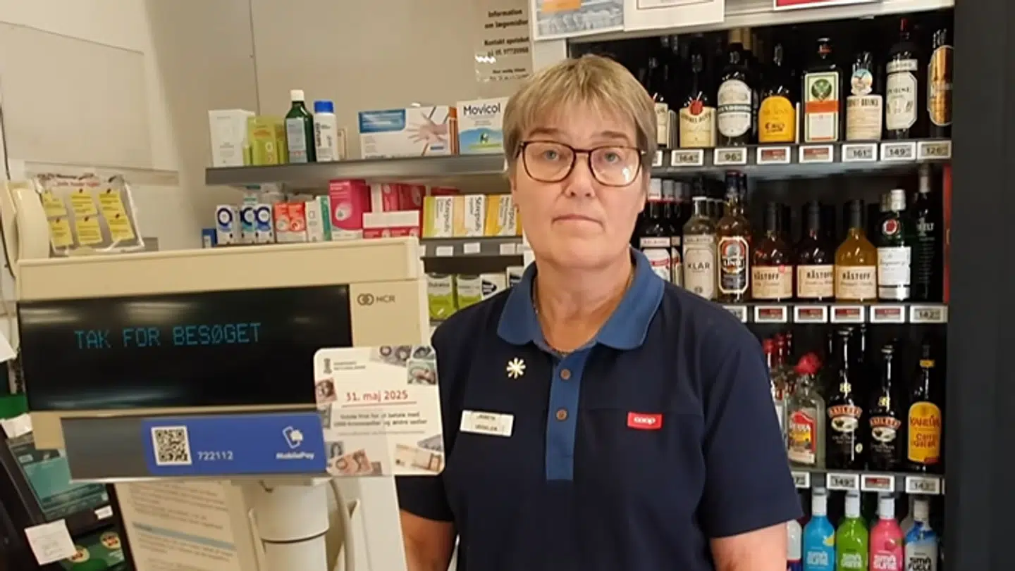 Lisbeth Pedersen har arbejdet i butikken i Øster Assels i 18 år.