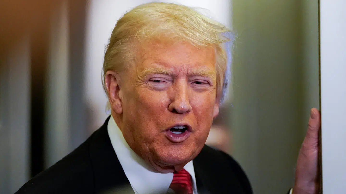 Her er USAs præsident Donald Trump, K-politikeren Rasmus Jarlov sammenlignes med.