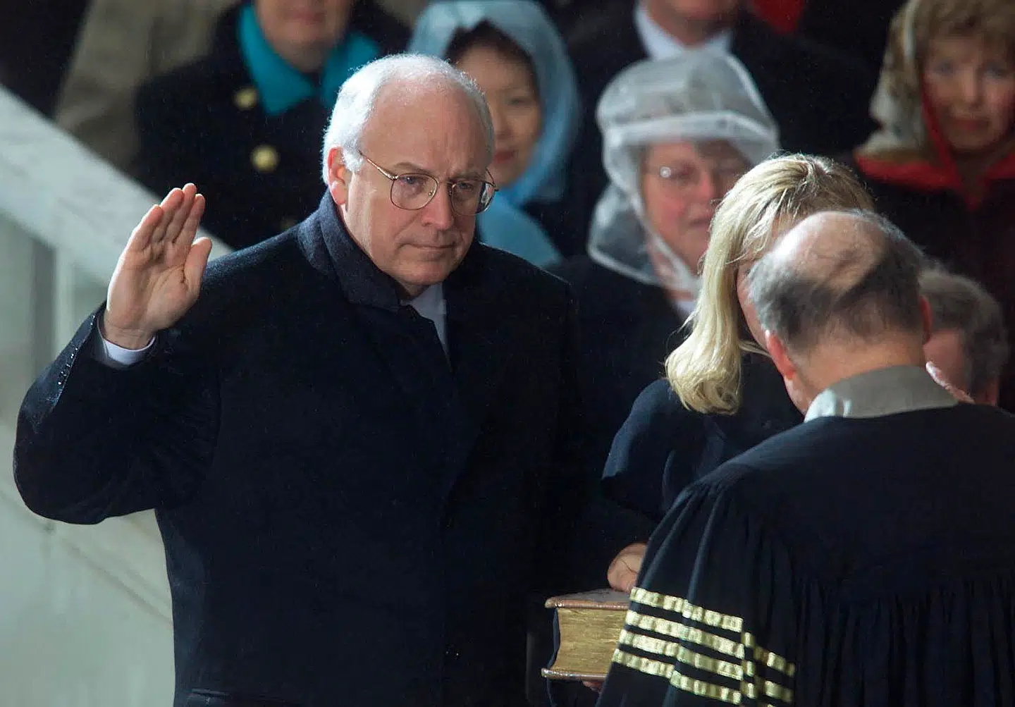 Dick Cheney under indsættelsesceremonien 20. januar 2001.