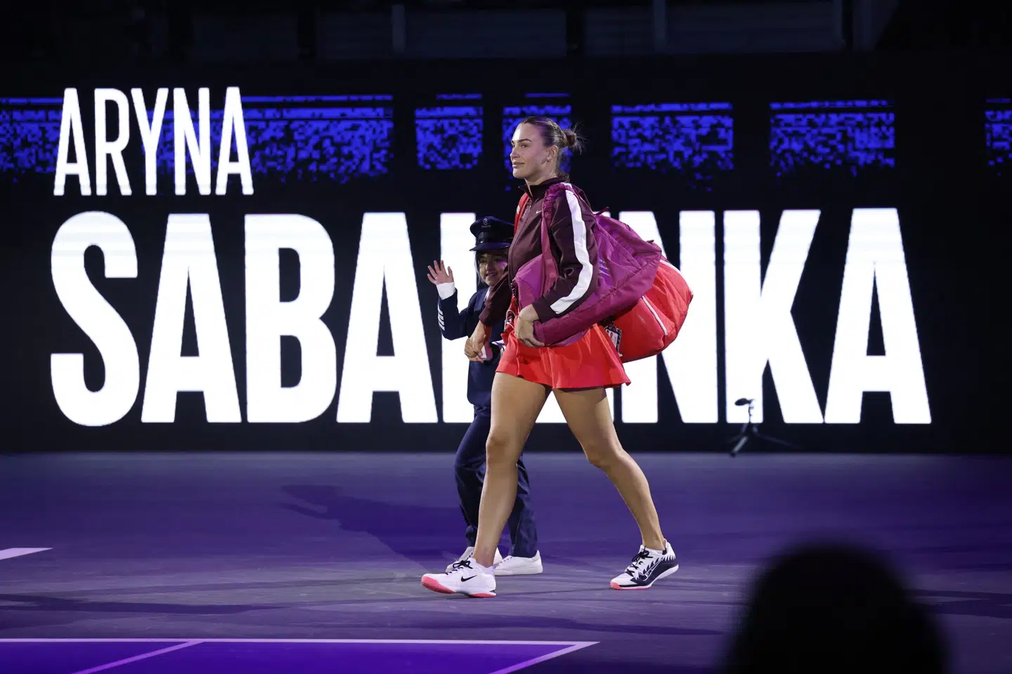 Verdensetteren Aryna Sabalenka udfordrer Nick Kyrgios i opgøret "Battle of the Sexes" den 28. december. (Arkivfoto).