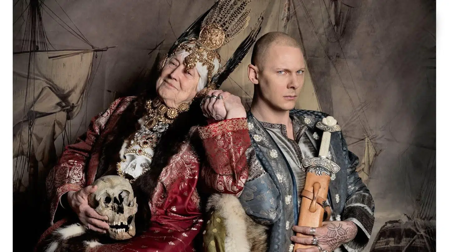 Dette billede af de to lagde Jim Lyngvild op på sin Facebook med den indledende tekst: »I går stoppede et af verdens smukkeste hjerter - Birthe Rundblads.«