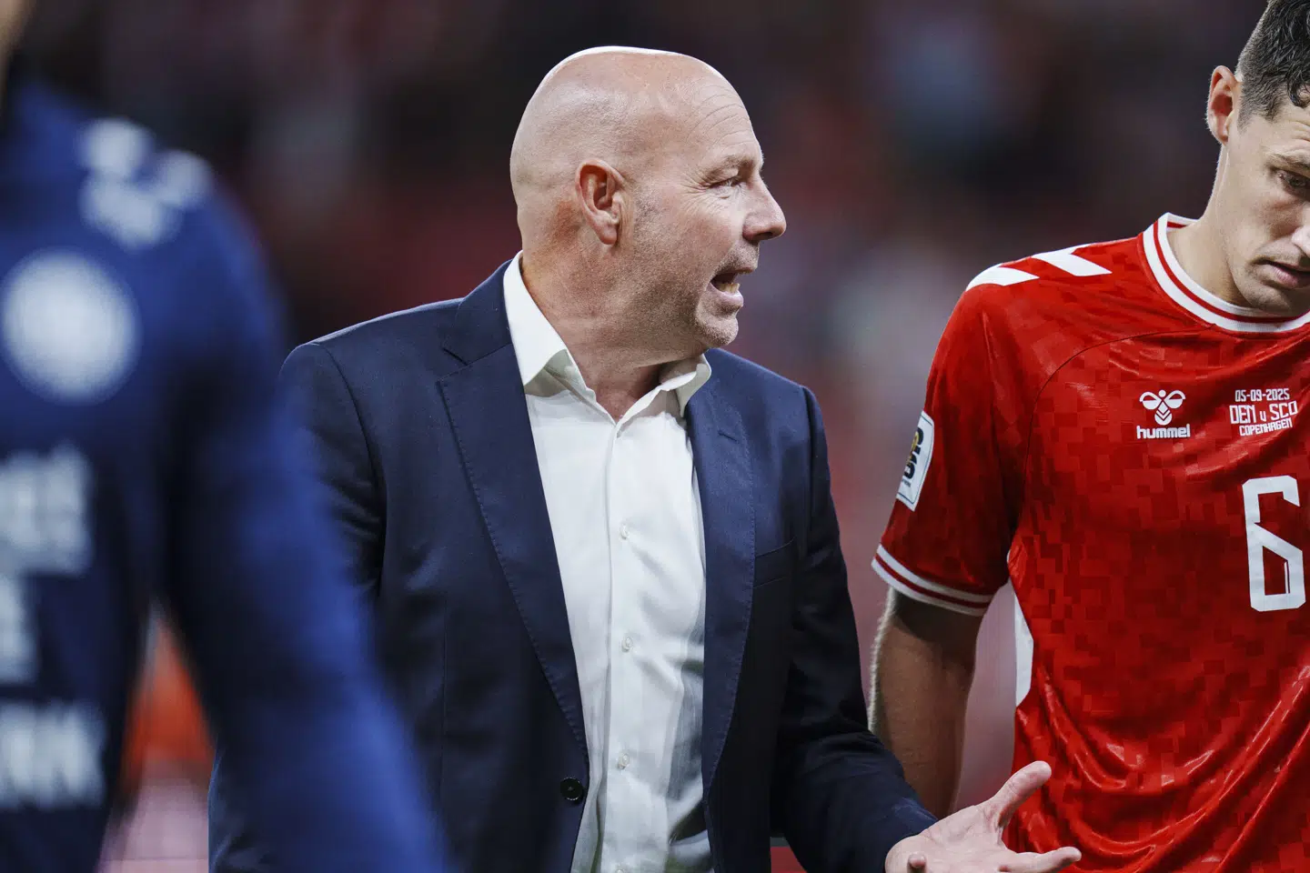 Brian Riemer er vild med Andreas Christensen og håber, at forsvarsspilleren er klar til at spille de kommende to landskampe. (Arkivfoto).