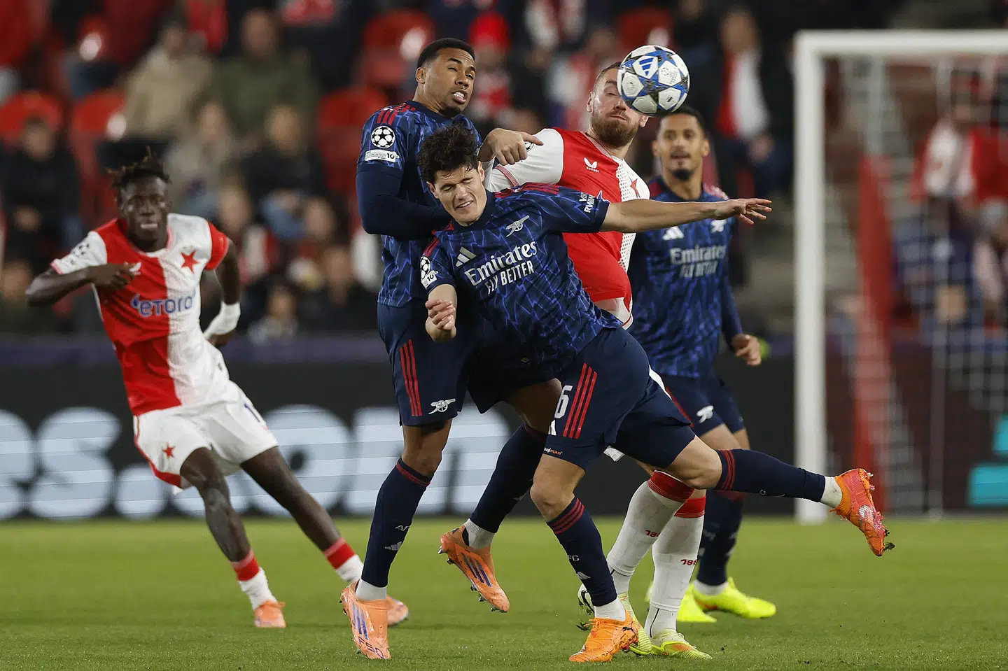 Christian Nørgaard kom i vejen for det meste på Arsenals defensive midtbane tirsdag aften.