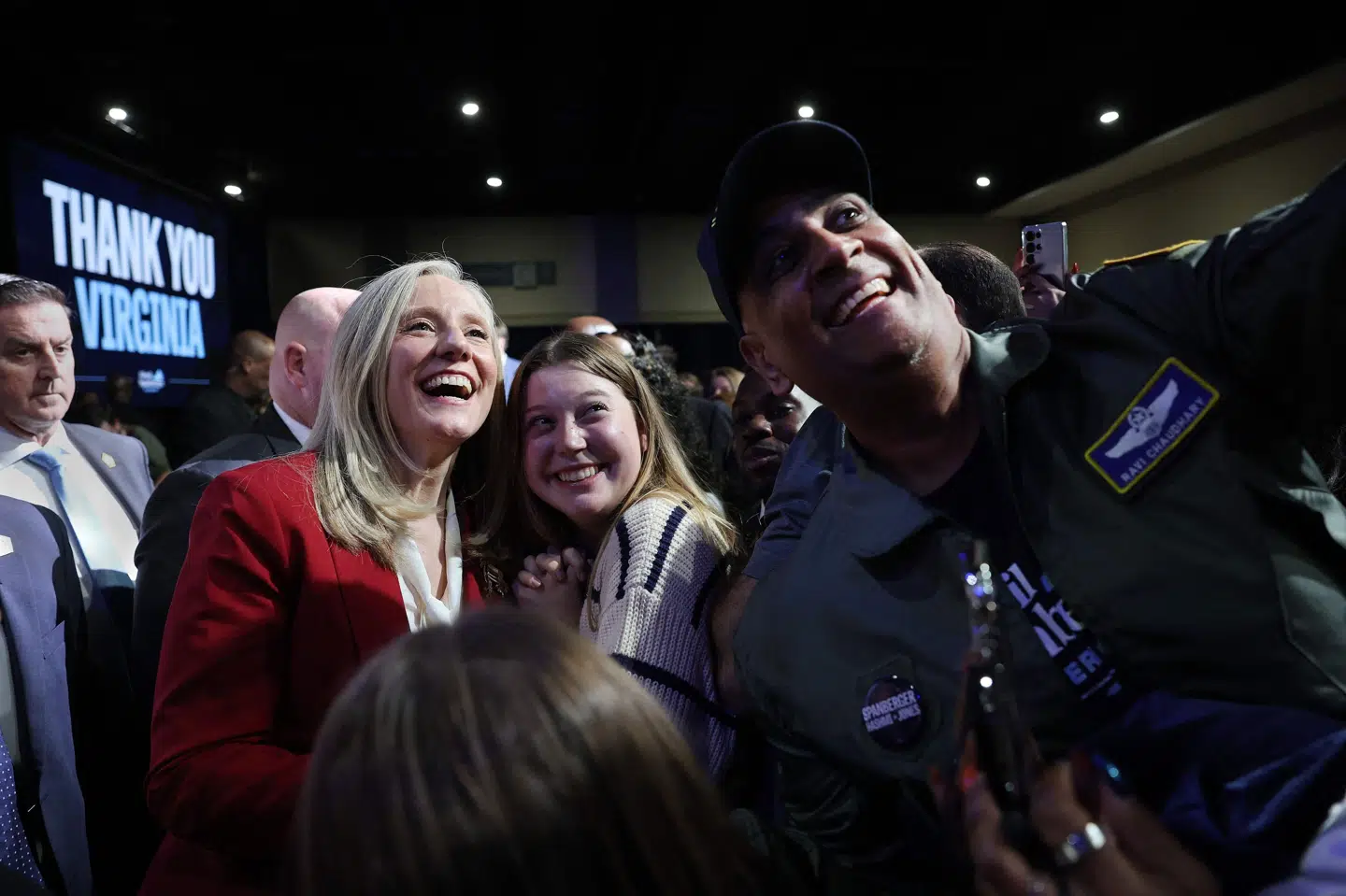 Demokraten Abigail Spanberger har vundet tirsdagens guvernørvalg i Virginia i USA.